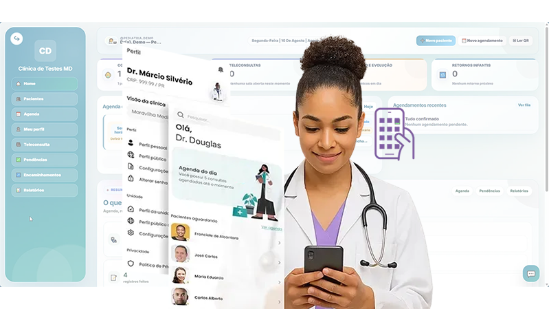 Sistema para clínicas e consultórios